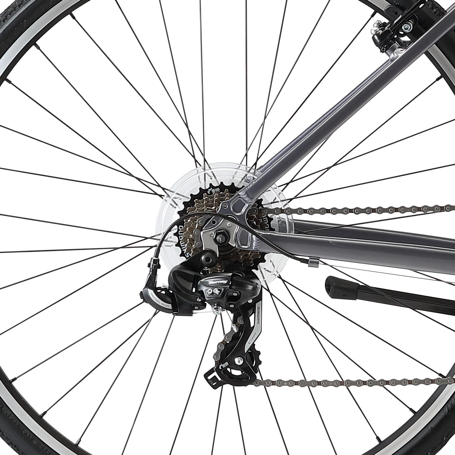 XDS Cross 200 21sp Comfort Hybrid Bike //  Graphite