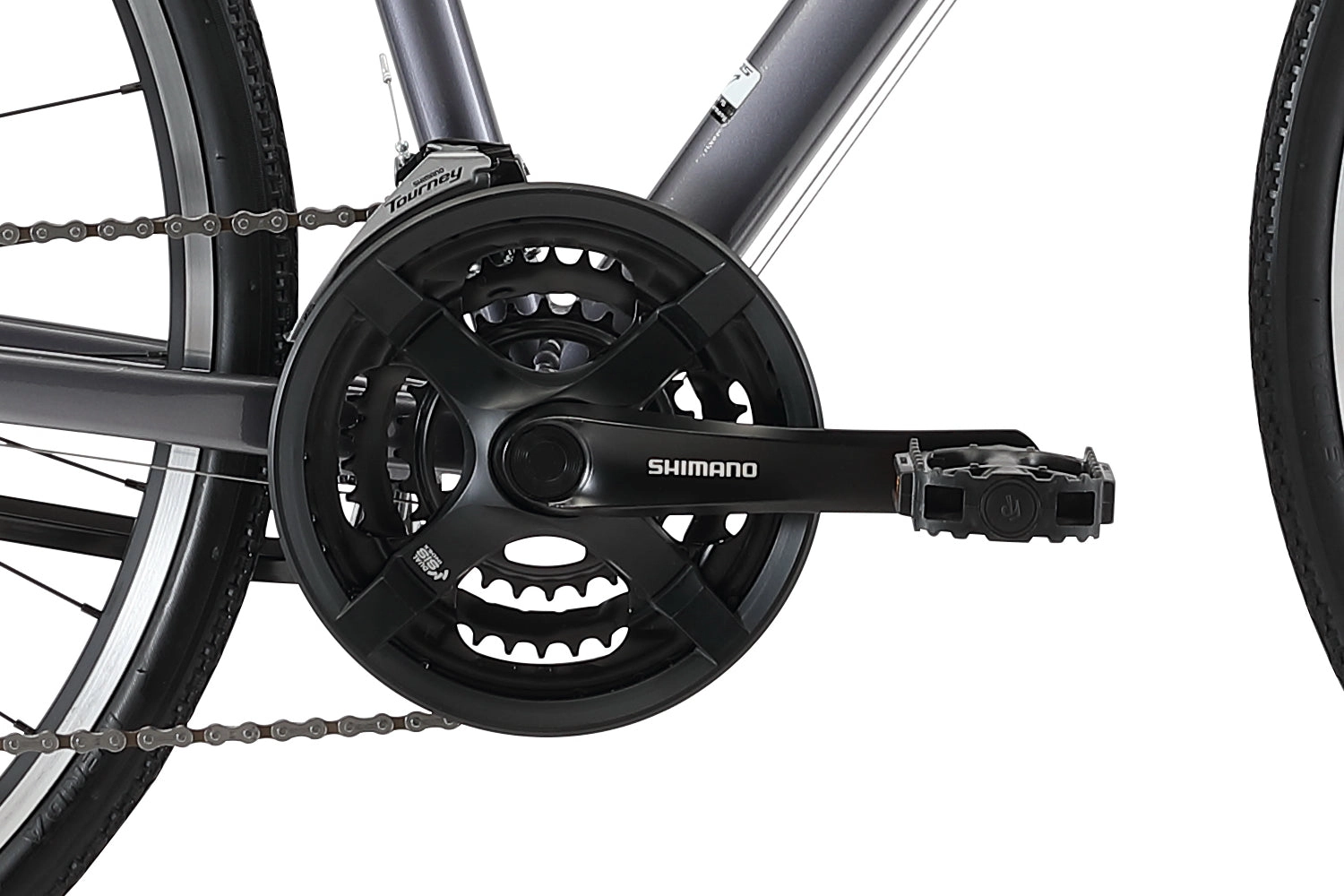 XDS Cross 200 21sp Comfort Hybrid Bike //  Graphite